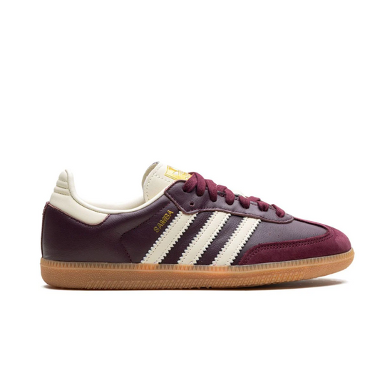 Adidas Samba OG Maroon Gold Metallic