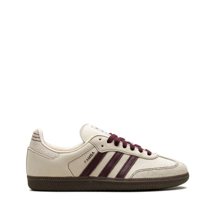 Adidas Samba OG Wonder White Maroon